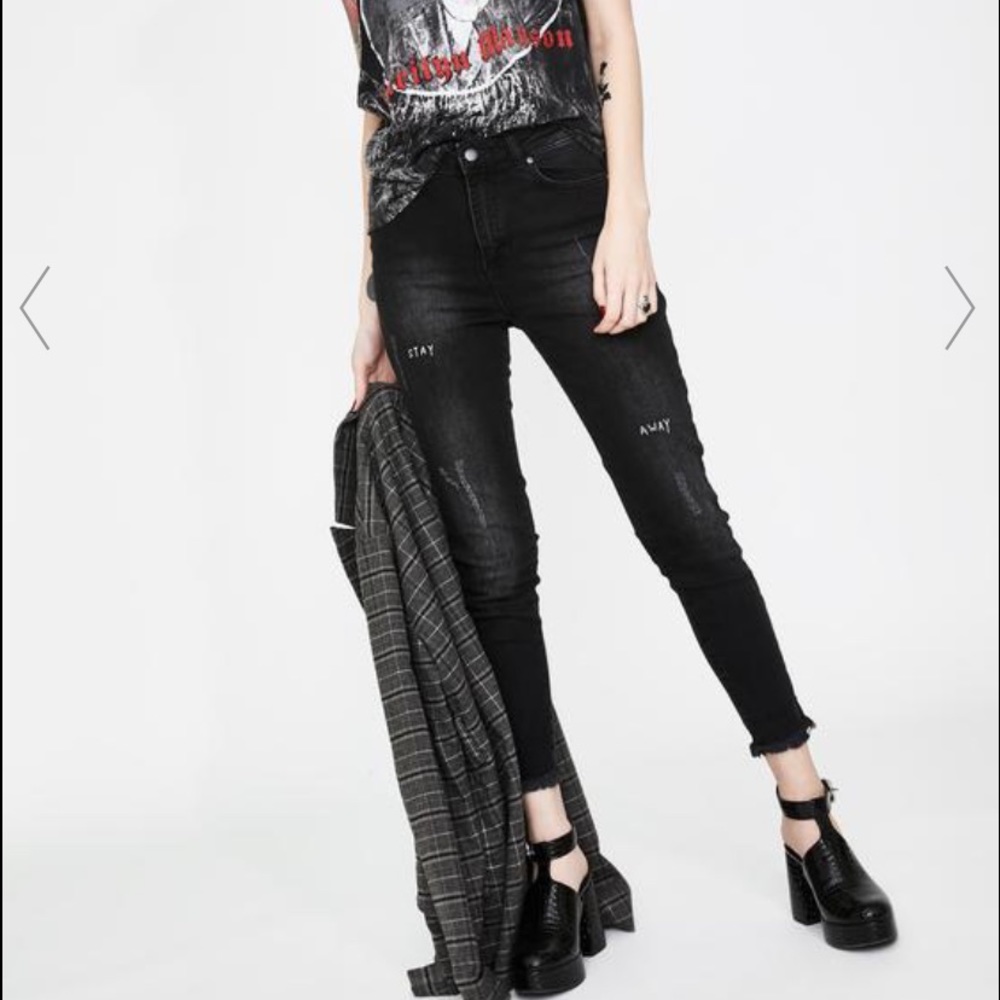 Disturbia Stay Away Denim Jeans